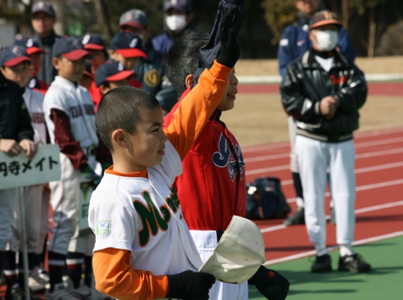 スポ小持久走大会＆少年リーグ開会式